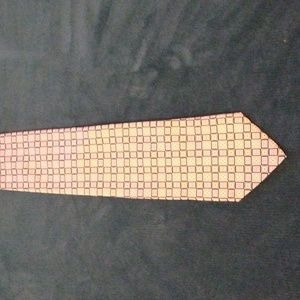 Gianni Viera Gold/Black Foulard Silk Tie (Made in Italy)